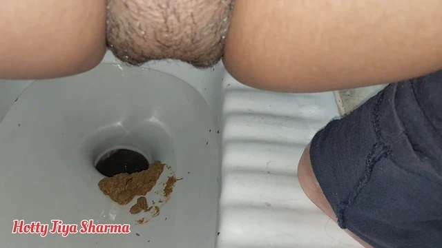 Indian Poop in Indian outdoor toilet