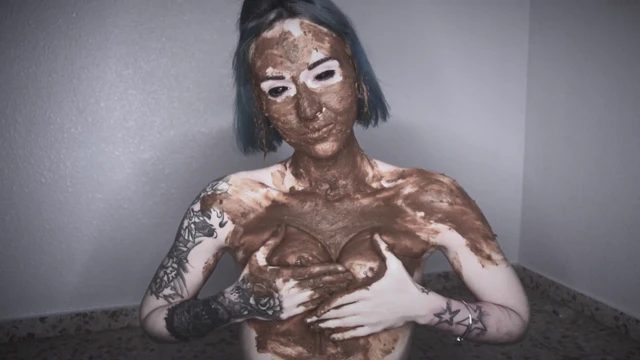 Really Dirty Girl with SHIT